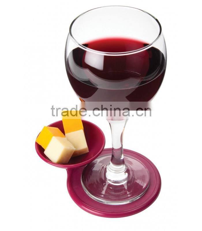 2016 wholesale set of 4 plastic Drinks and Snacks Coasters