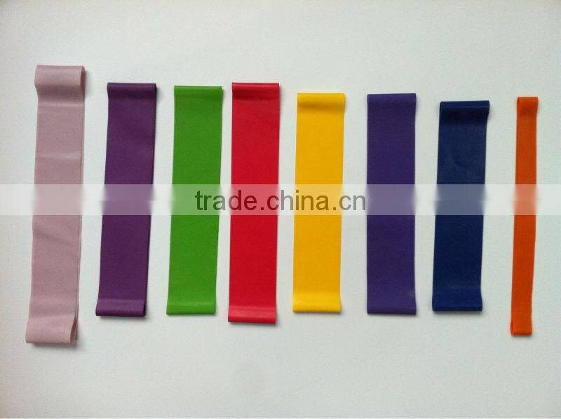 Resistance band wholesale&Colorful power band latex band