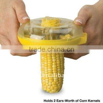 ONE STEP CORN KERNELER REMOVE THE KERNELS FROM THE COBB
