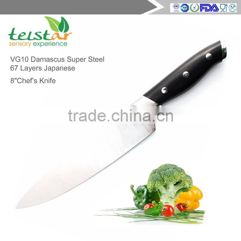 Chef's Knife 8" inch from Original German VG10 Damascus Super Steel 67 Layers Japanese Cook's knives