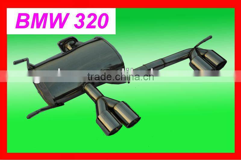 stainless catback in exhaust for bmw 320