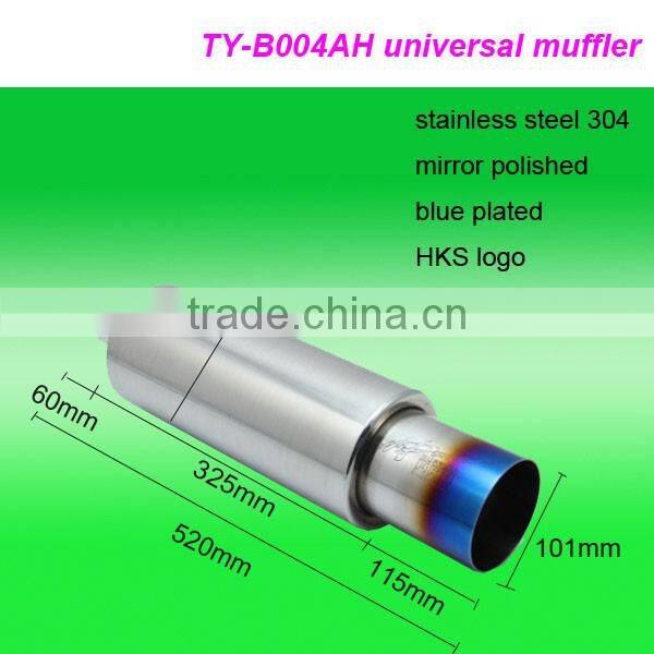 racing spare part exhaust system universal muffler performance