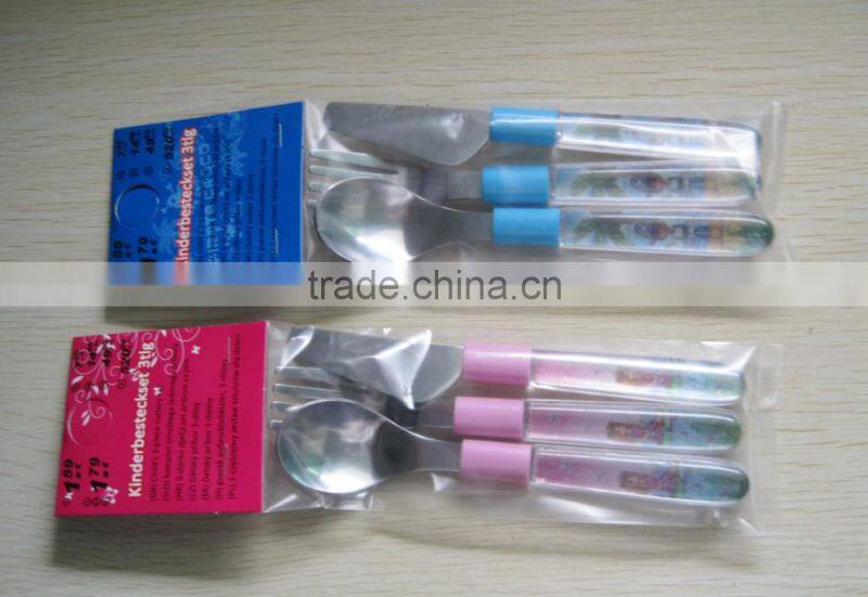 High grade stainless 17pcs hotel vs restaurant flatware set