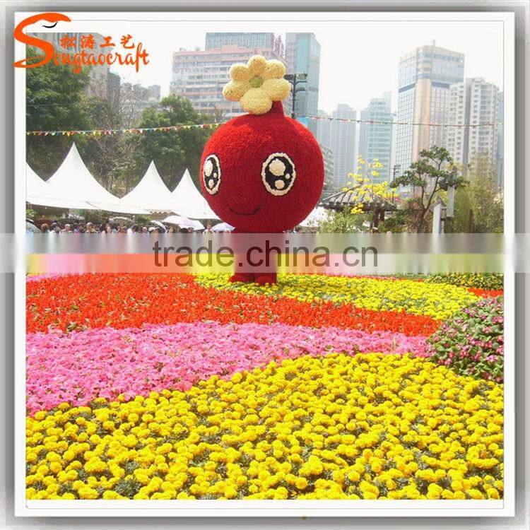 Wholesale garden decorative aritificial plant Penguin topiary sculpture large outdoor decoration topiary sculpture