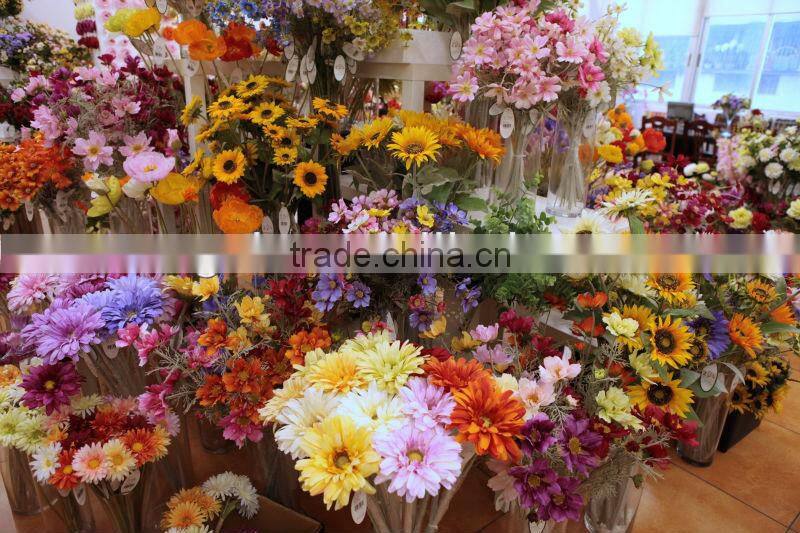 valentine single stem artificial eva lily flowers