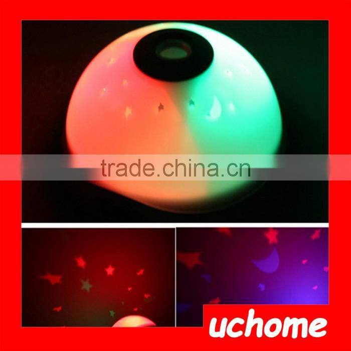 UCHOME LED Color Change Magic Projection Projector Alarm Clock