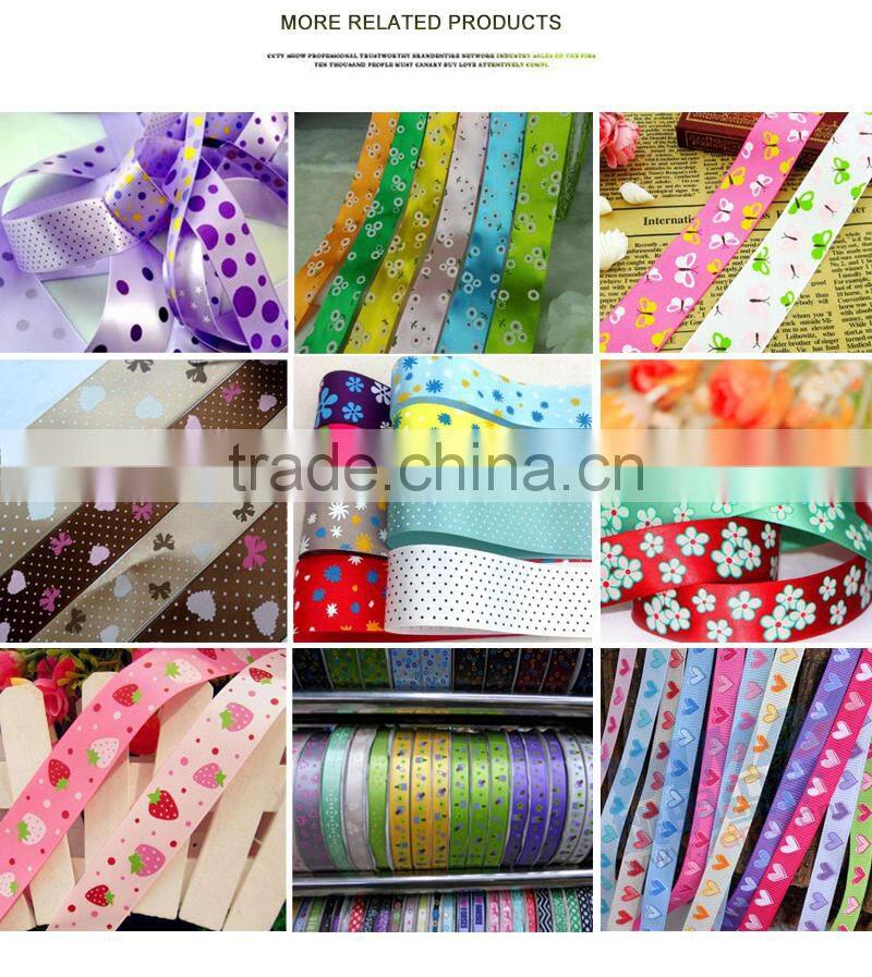 Wholesale Gradual Change Rainbow Color Ribbon