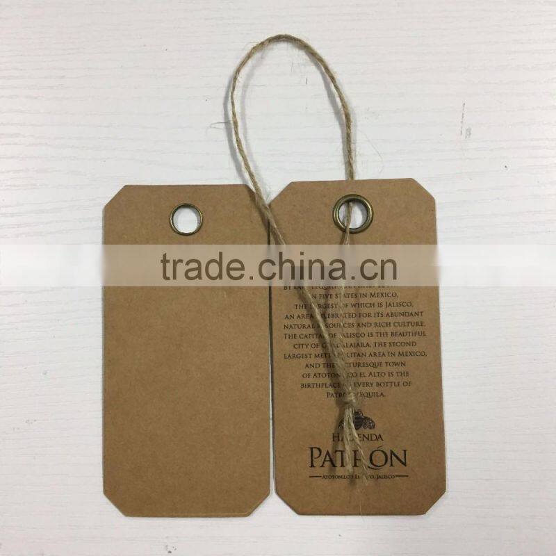 2016 customized direct factory wholesafashionable jeans swing tags hang tags with competitive price