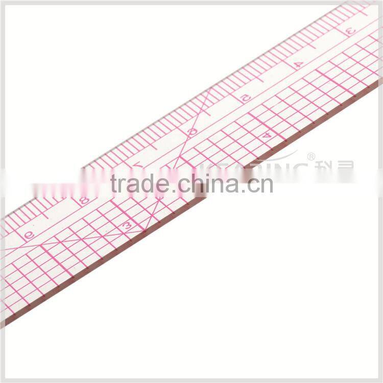 Kearing Sandwich line printing 1.2mm thick plastic clothes sewing quiting ruler #B-50