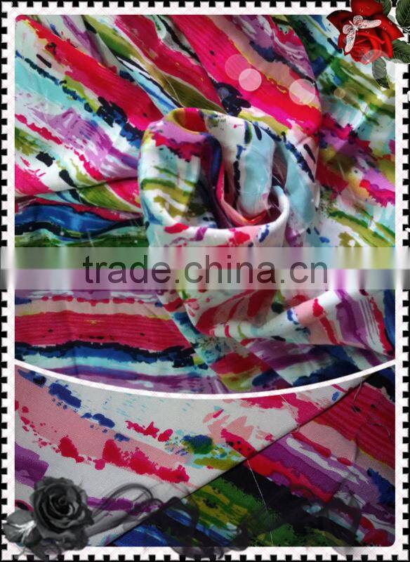 hot sales print pattern for ladies wear reactive print on 100% rayon screen printing fabric