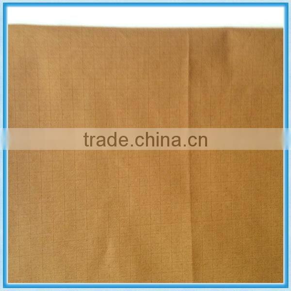 100% cotton fabric/jaquard fabric/brown check design/ bulk buy from China