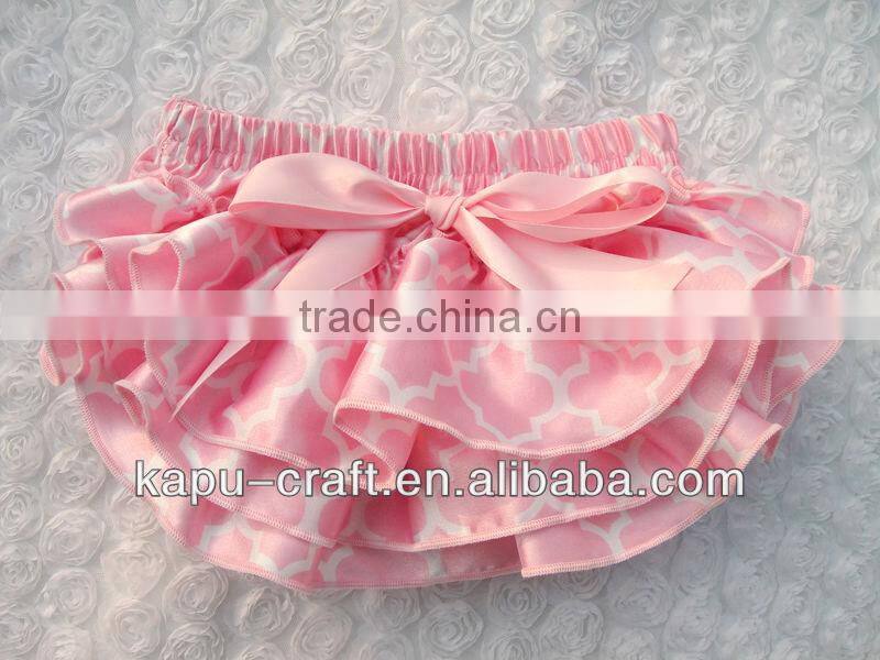 wholesale children stain underwear ruffle panties baby panties bloomer Rand baby clothes with bow