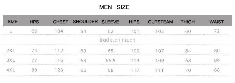 2016 new design winter custom soccer jackets for men