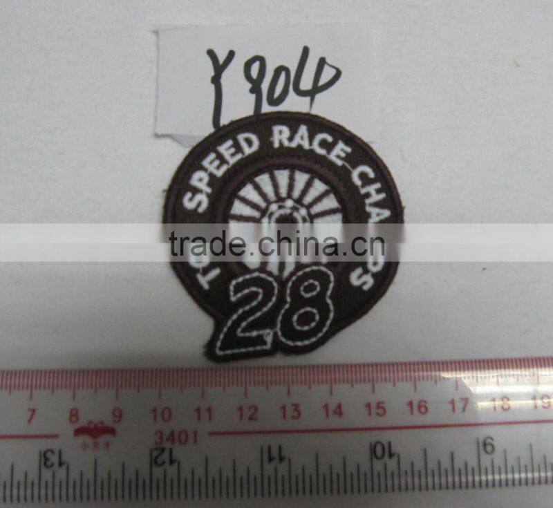 machine embroidery shield badge