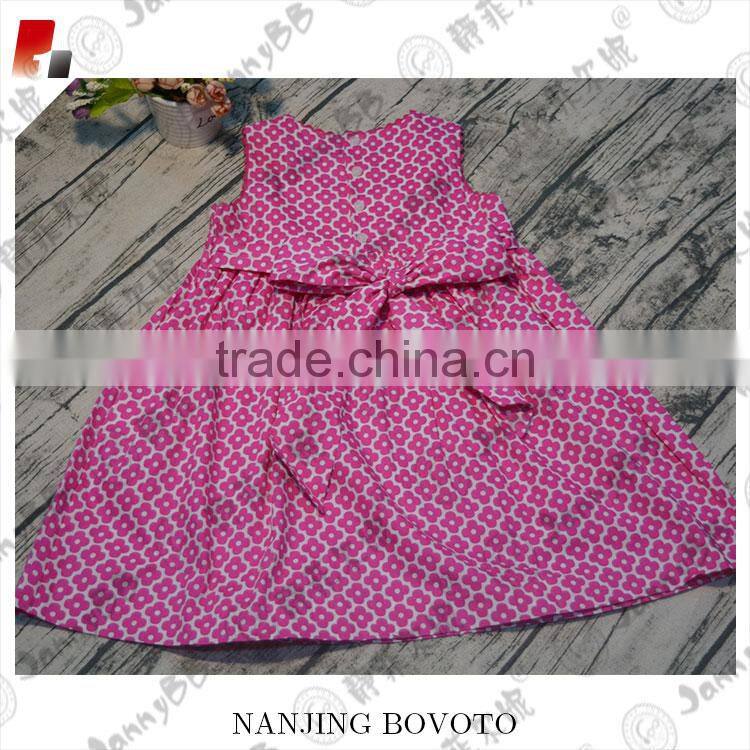 Boutique girls dress JannyBB new design flower dress