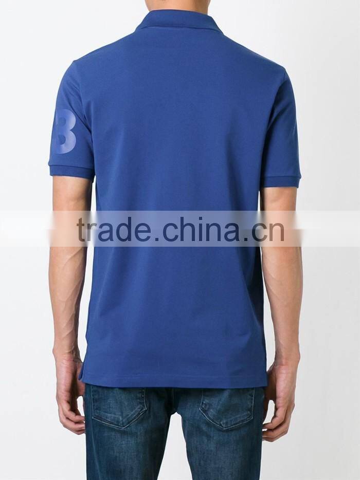 Blue 100 cotton classic uniform polo shirt factory wholesale China