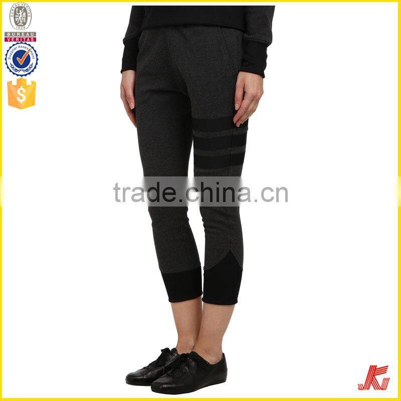 Patches women tight pants tube in black