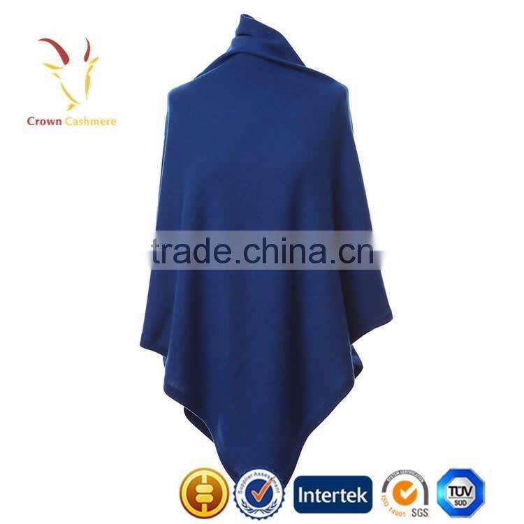 Shawl Collar Style Womens Cashmere Capes and Ponchos