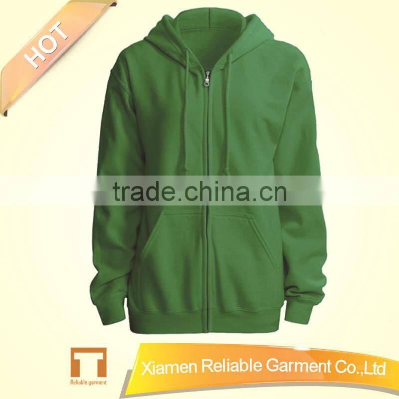 100% polyester zip up hoodies