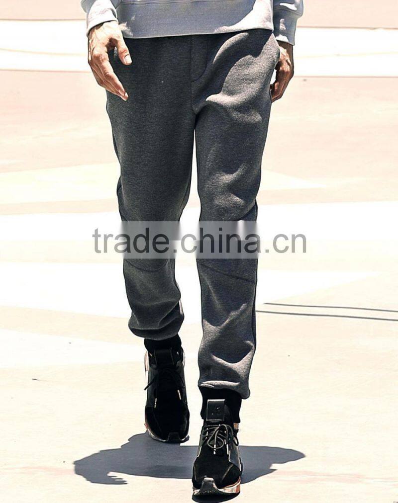 Grey male money easy movement and comfortable trousers