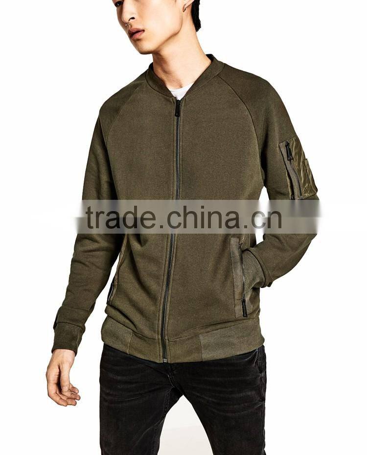 Top Quality Popular Polyester Lining Custom Bomber Varsity Jackets Men