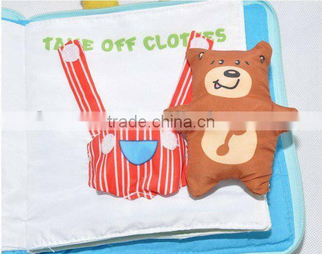 kids educational cloth book for children