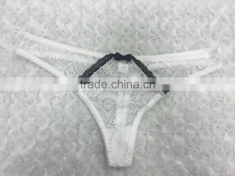 New design fashion sexy women embroidery panty