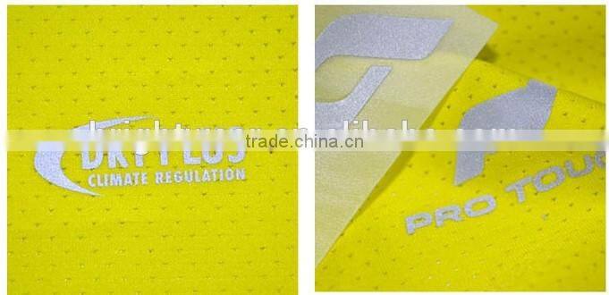 heat-transfer refective logo be heated on shirts