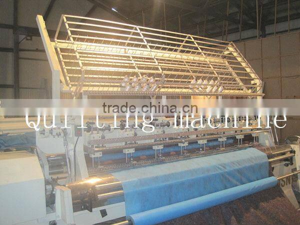 Mechanical manual multi needle quilting machine