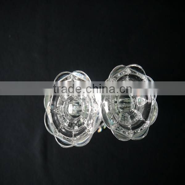 Hot Sales!K9 Crystal Candle Holder,Heart Shaped Crystal Candle Holder For Wedding Or Home Decoration