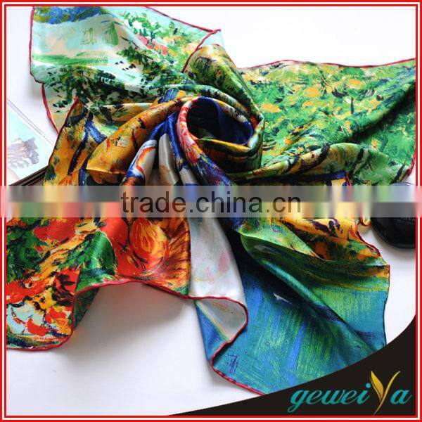 High Quality Silk Digital Printed Kids Shawls