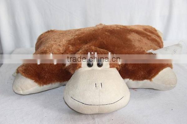 Cute plush animals pillow plush pillow for baby