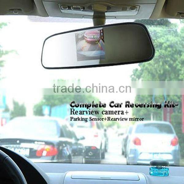 3.5 inch Car Rearview Mirror Monitor Car HD Video Night Vision Reversing Auto Parking Monitor for Car Backup Camera