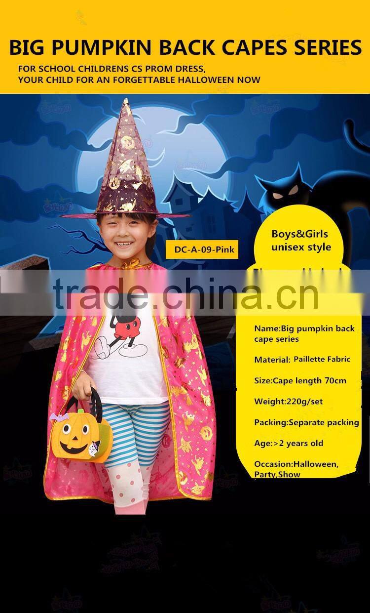 Cheap Cost Carnival Party Kids Fancy Dress Halloween cape cloak for Girls