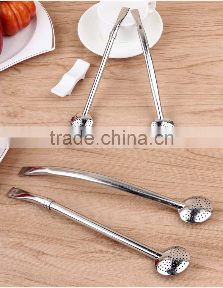 High Quality Stainless Steel Drinking Straw,Filter Metal Straw With Round Head