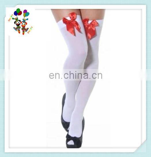 Fancy Dress Costume Accessory Hold Up Ladies Sexy Stockings with Bow HPC-1876