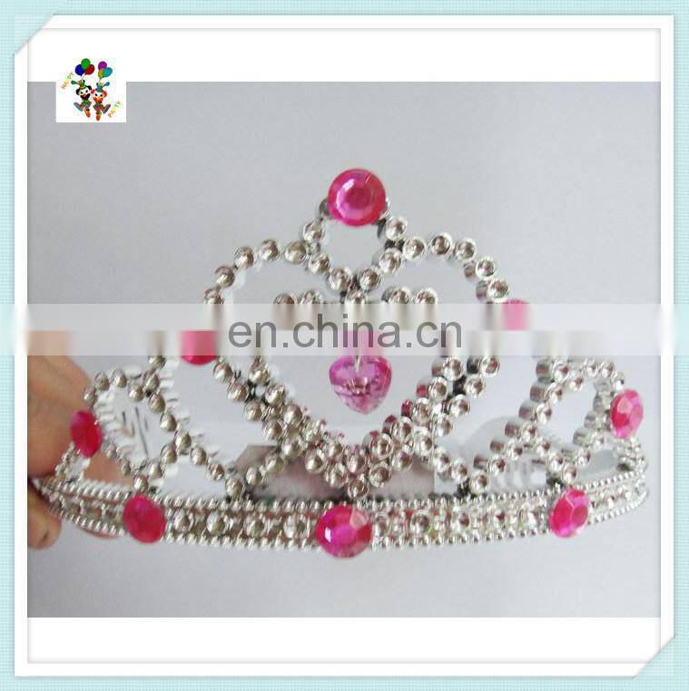 Cheap Plastic Girls Fancy Dress Ruby Princess Party Tiaras HPC-0798