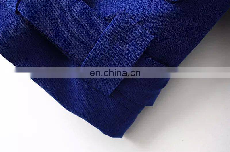 2015 Dress for women Europe American fashion causal lady trench coat lapels new pure color patch pocket personality wind jacket