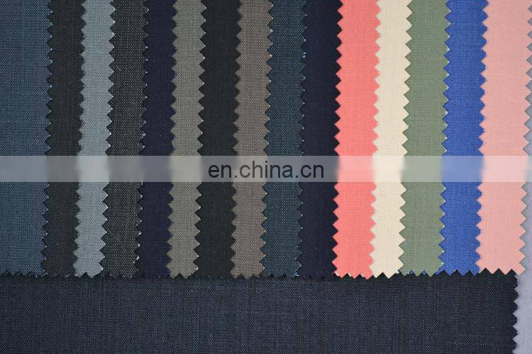 shaoxing textile twill grid fabric .the office staff uniform.