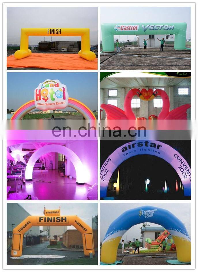 Inflatable Theme Party Arch Customized Decorated Archway Outdoor Inflatables Sport Game Finish Line Gateway
