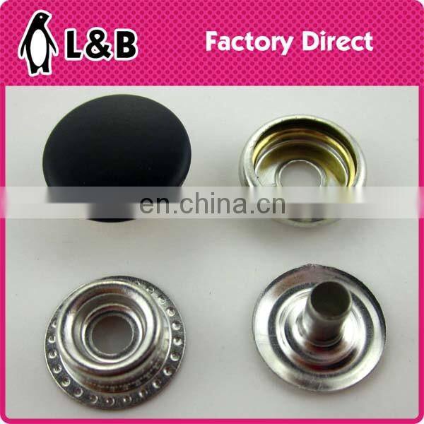 15mm iron / brass / stainless classic metal snap button clothes snap buttons