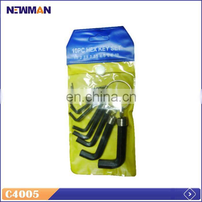 Onsite Checked Supplier Hex Key L-wrench, 18pcs Combo Hex Key Set