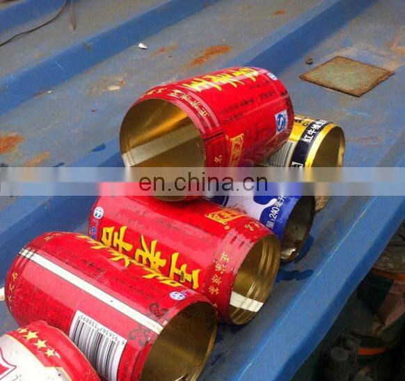 Waste can iron aluminum separating machine/cap separator /automatic can slitter