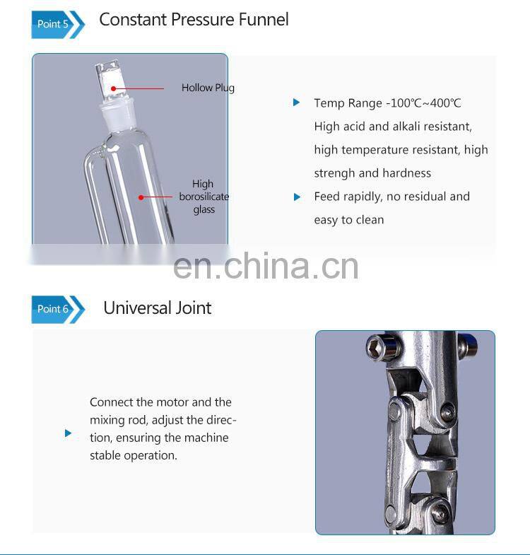 Lab Scale Mobile Glass Reactor with Vertical Condenser
