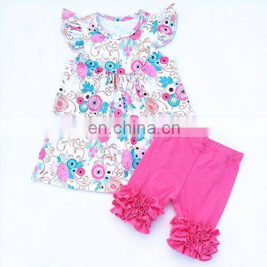 Newborn Baby Girl Clothes Sets Fancy Shorts Outfit Sets For Cute Girls