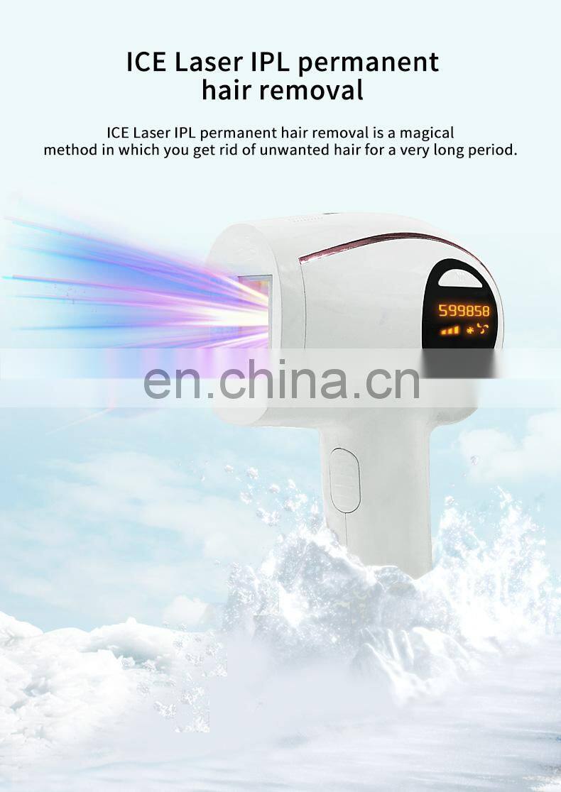 ICE compress laser ipl hair removal epilator for woman