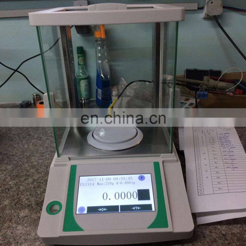 FA-T Touch Screen Analytical 0.0001 Laboratory Analytical Balance Electro Magnetic Aalytical Balance