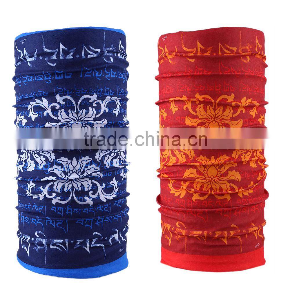 Grey high quality 100%polyester fabric sports head bandana