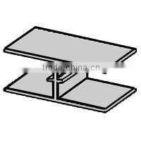 Galvanized steel plywood clips