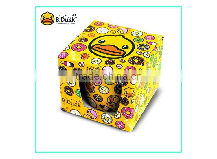 Promotional items Duck shape cute handle water coffee ceramic mug